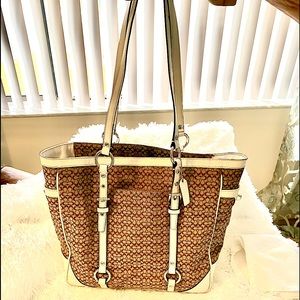 Vintage Coach oversized bag M0749-F11527 brown